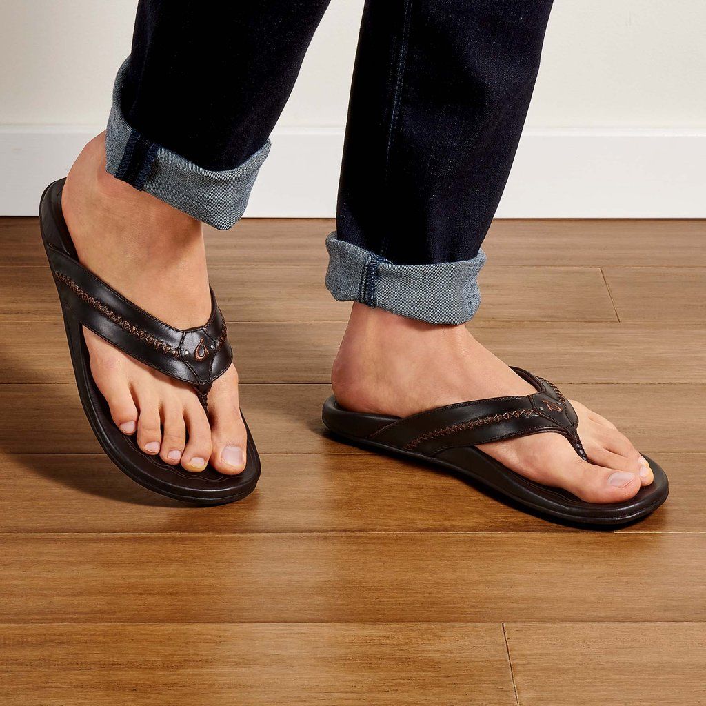 Sandalias Olukai Mea Ola - Chanclas Hombre Cafes 20976-012